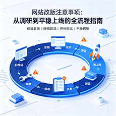海南建站-网站改版注意事项:从调研到平稳上线的全流程指南