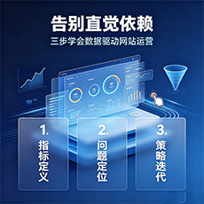 海南建站-告别直觉依赖：三步学会数据驱动网站运营