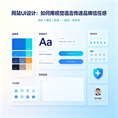 海南建站-网站UI设计：如何用视觉语言传递品牌信任感