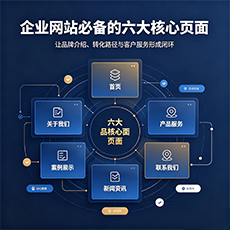 海南建站-企业网站必备的六大核心页面